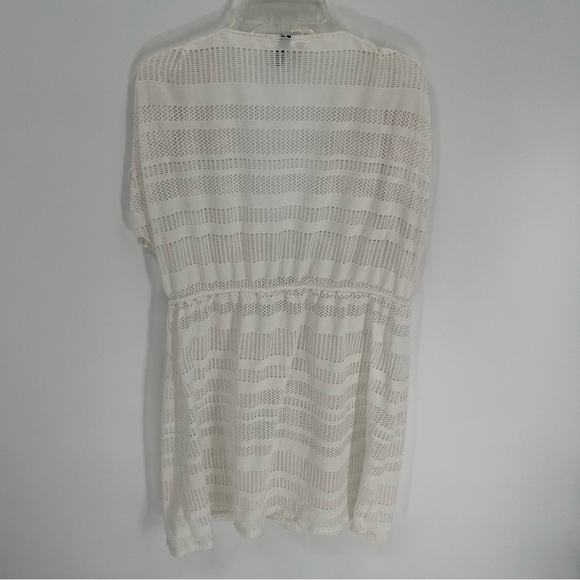 Lauren Ralph Lauren Cover up Tunic Dress Size XL Women’s Open Knit Tie Waist - Picture 5 of 7